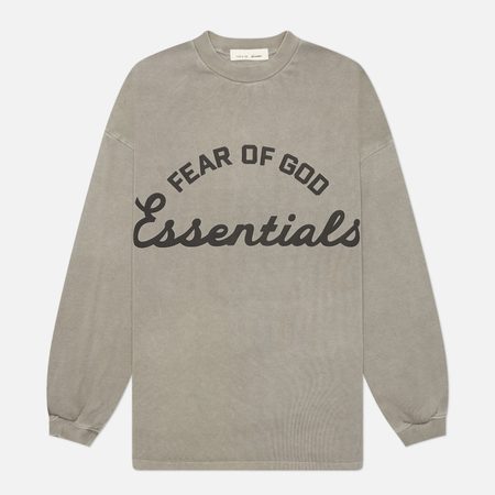 Мужской лонгслив Fear of God ESSENTIALS Training 90's, цвет бежевый