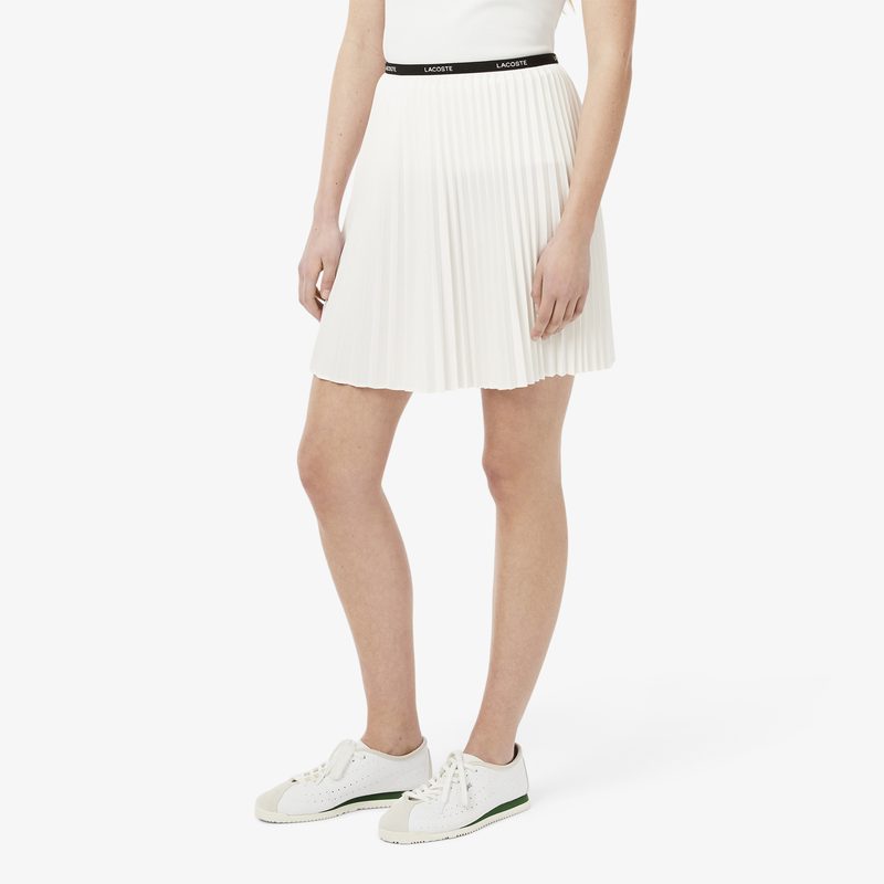 Короткая плиссированная юбка Lacoste 4