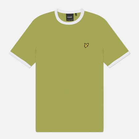 Мужская футболка Lyle & Scott Ringer Embroidered Eagle, цвет зелёный