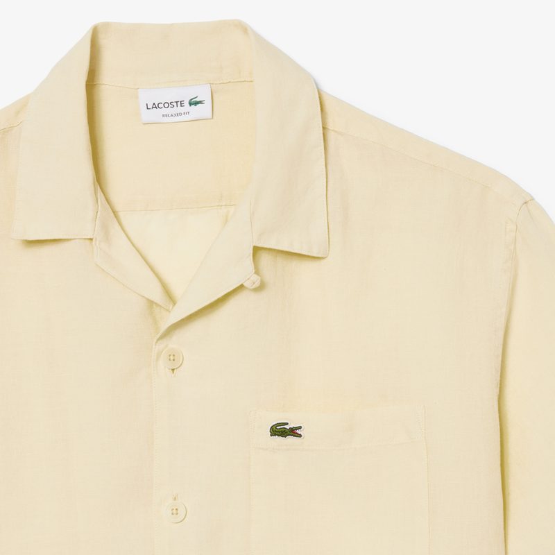 Мужская рубашка Lacoste из льна 5