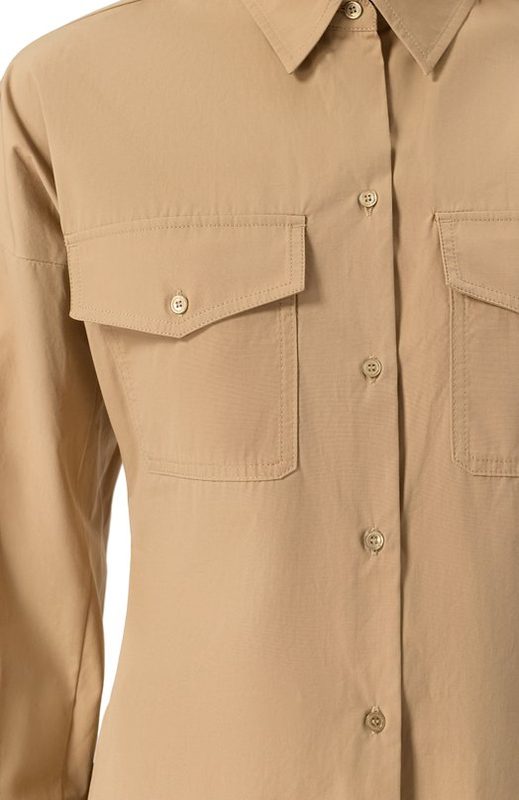 Хлопковая рубашка Weekend Max Mara 5