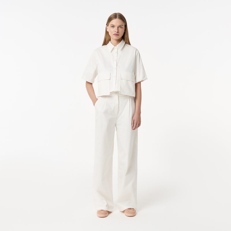 Женская рубашка Lacoste из эластичного хлопка 4