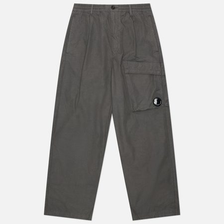 Мужские брюки C.P. Company Micro-Reps Boxy Cargo Lens Garment Dyed, цвет серый