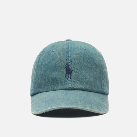 Кепка Polo Ralph Lauren Indigo Denim Ball, цвет голубой