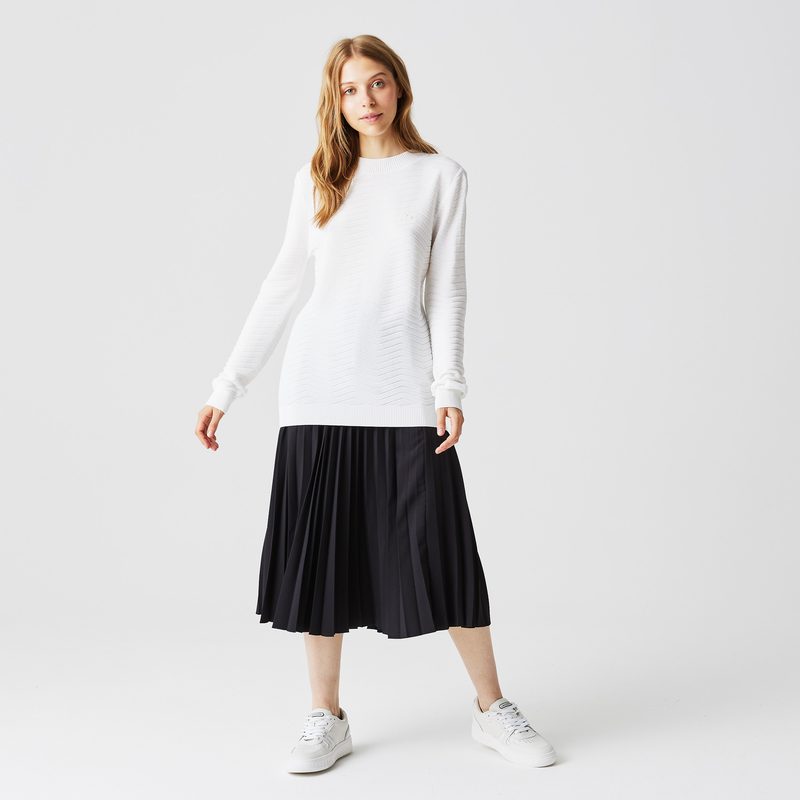 Женский свитер Lacoste в полоску 3
