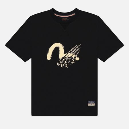 Мужская футболка Evisu Heritage Kamon Printed, цвет чёрный