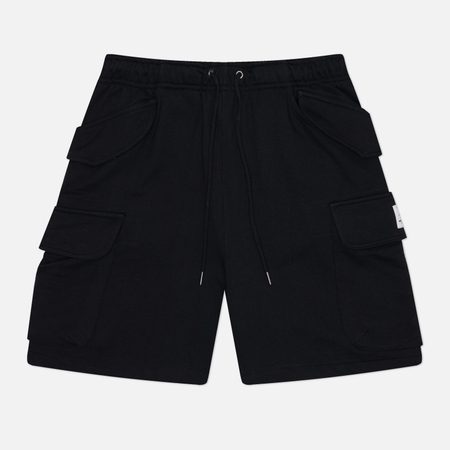 Мужские шорты Alpha Industries Essential Cargo French Terry, цвет чёрный
