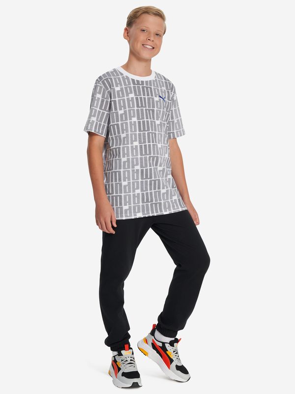 Футболка для мальчиков PUMA Logo Lab, Белый 4