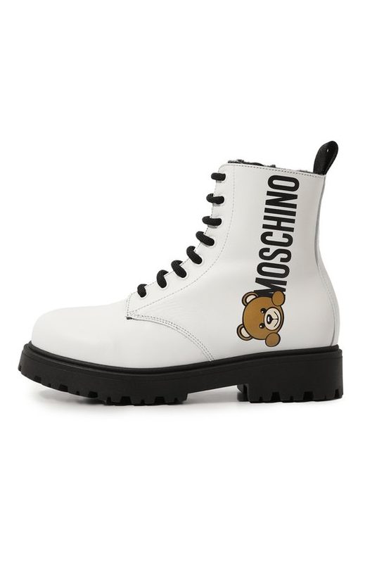 Кожаные ботинки Moschino 2