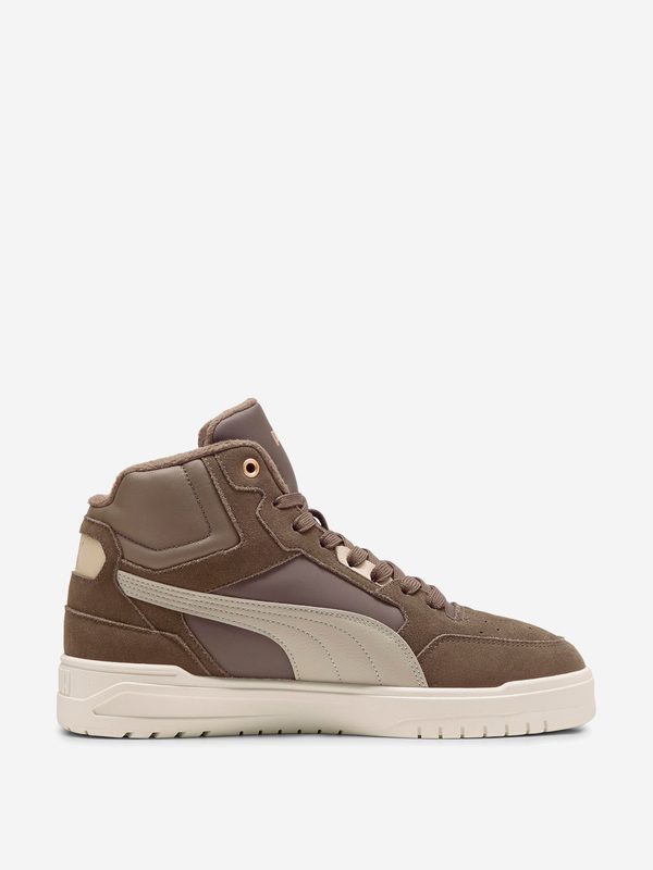 Кеды утепленные женские PUMA Shuffle Downtown Mid Wtr, Коричневый 4