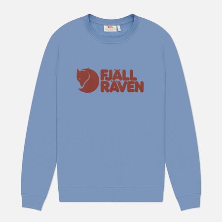 Мужская толстовка Fjallraven Logo Sweater, цвет голубой