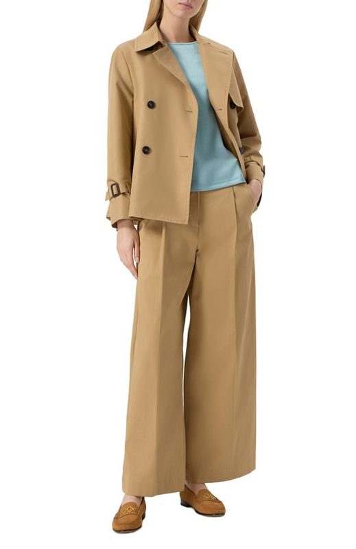 Хлопковые брюки Weekend Max Mara 2
