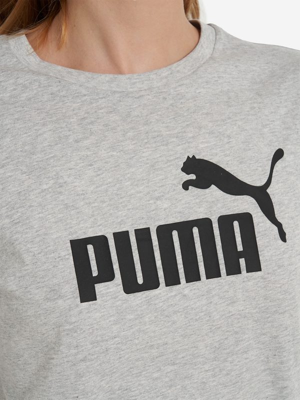 Футболка женская PUMA Ess No. 1 Logo Relaxed, Серый 5
