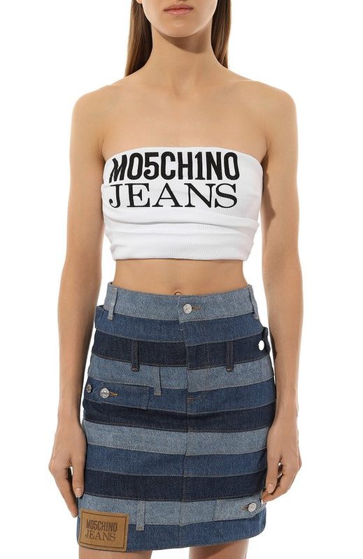 Топ из вискозы M05CH1NO Jeans 3