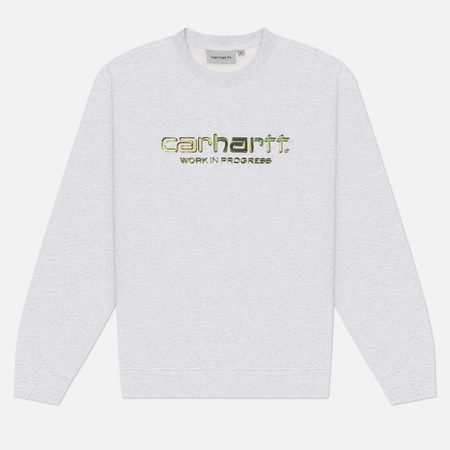 Мужская толстовка Carhartt WIP Solar Chrome, цвет серый