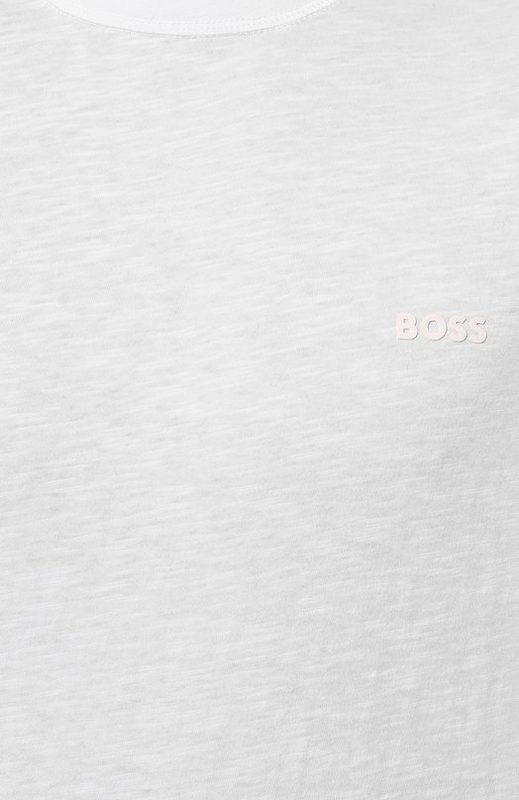 Хлопковая футболка BOSS Orange 5