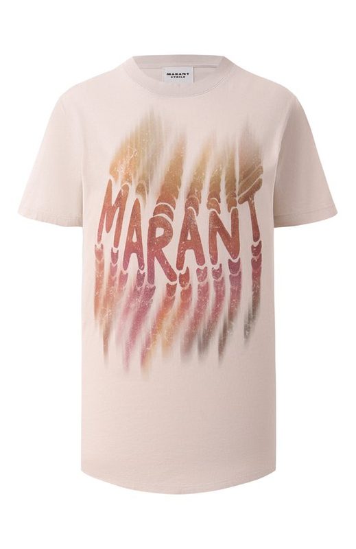 Хлопковая футболка Isabel Marant Etoile