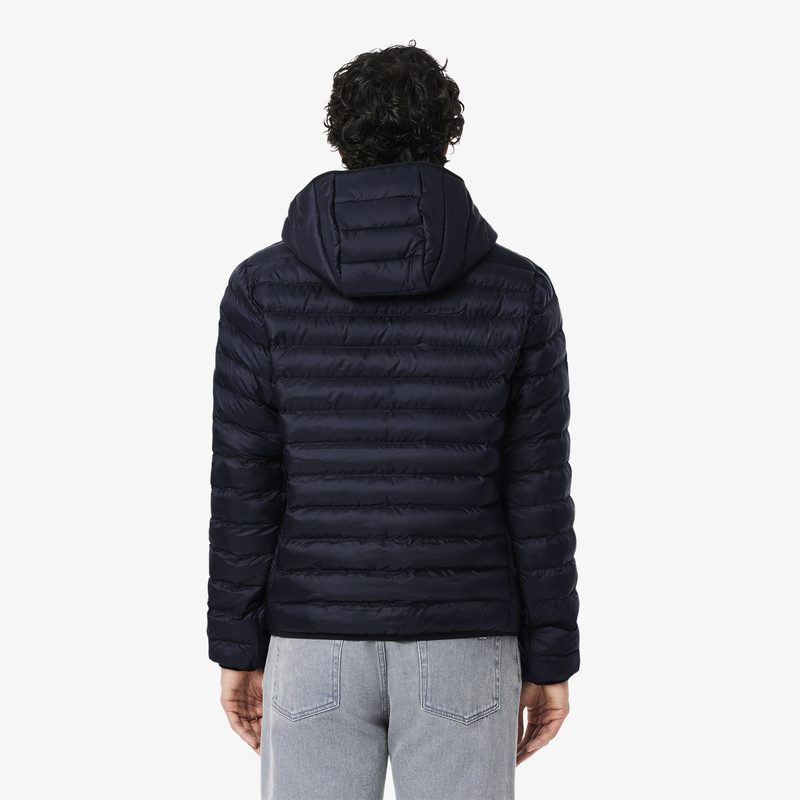Мужская стёганная куртка Lacoste с капюшоном 2