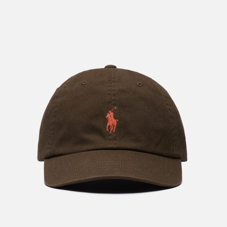 Кепка Polo Ralph Lauren Classic Sport Cotton Chino, цвет оливковый