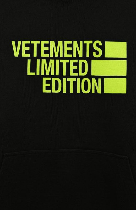 Хлопковое худи VETEMENTS 3