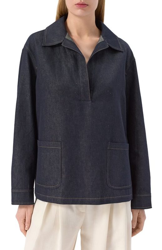 Джинсовая рубашка Max Mara Studio 3