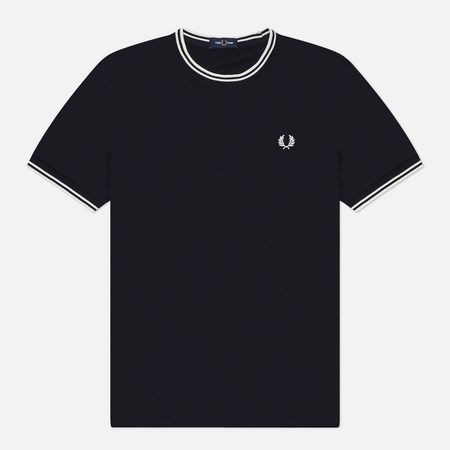 Мужская футболка Fred Perry Twin Tipped, цвет синий