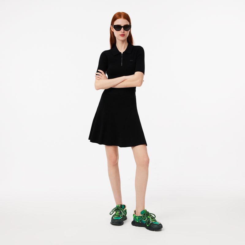 Женское эластичное платье Lacoste на молнии
