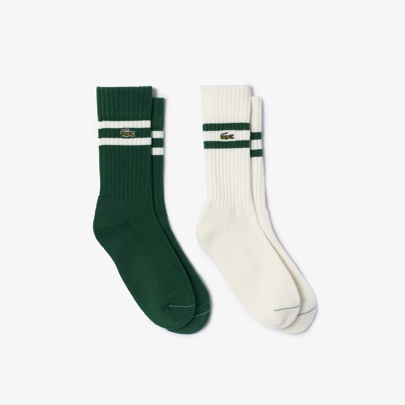 Высокие хлопковые носки Lacoste Terry Sole Унисекс