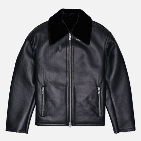 Мужская демисезонная куртка MKI MIYUKI ZOKU V2 Shearling Flight, цвет чёрный