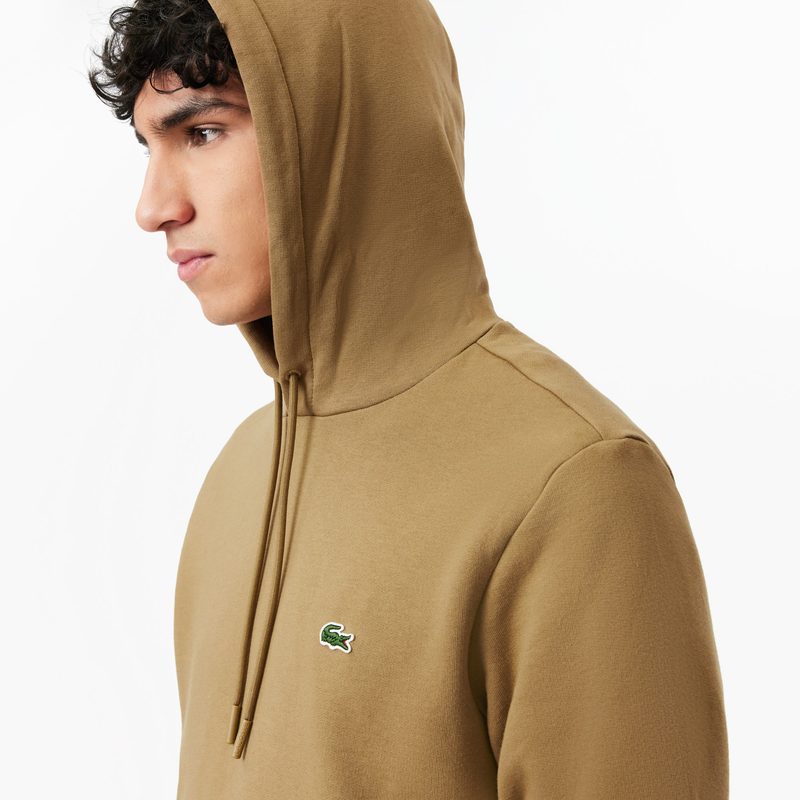 Мужское худи Lacoste классического кроя с флисом 3