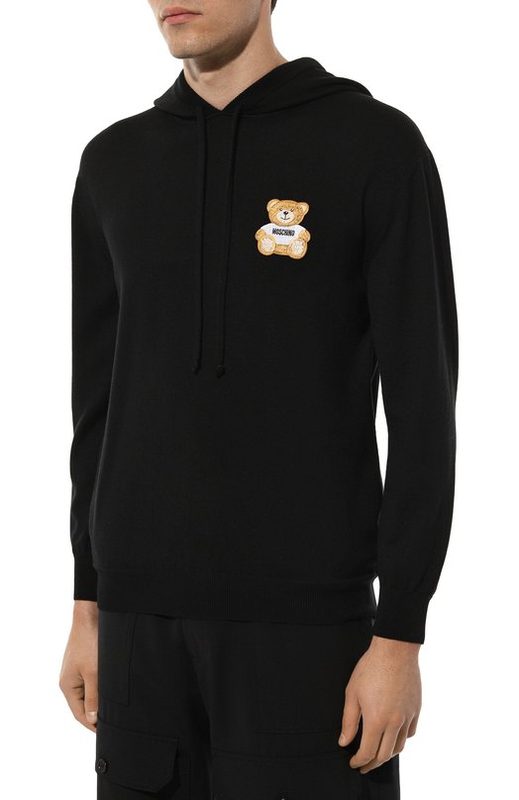 Шерстяное худи Moschino 3