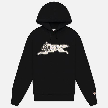 Мужская толстовка ICECREAM Polka Dot Running Dog Popover Hoodie, цвет чёрный