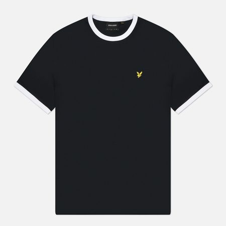 Мужская футболка Lyle & Scott Ringer Embroidered Eagle, цвет синий