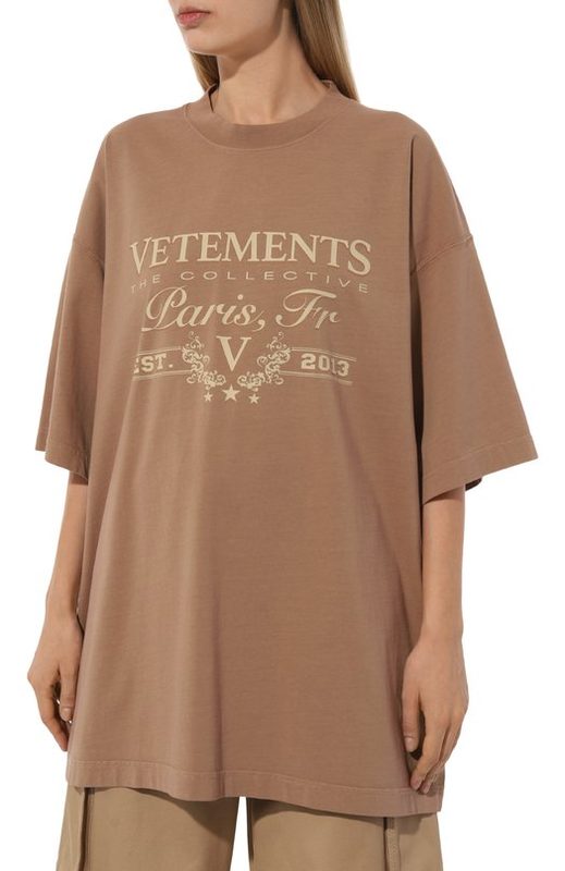 Хлопковая футболка VETEMENTS 3