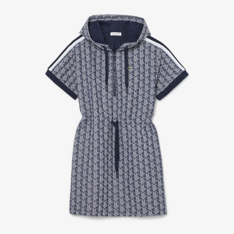 Женское платье-худи Lacoste Jacquard Monogram 5