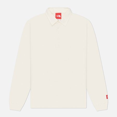 Мужской лонгслив The North Face TNF Red Box Rugby, цвет белый