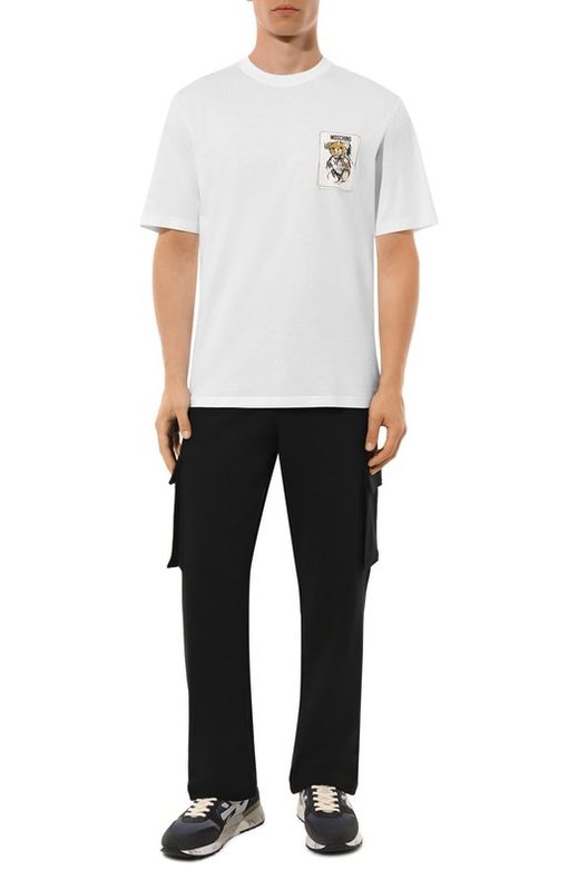 Хлопковые брюки-карго Moschino 2