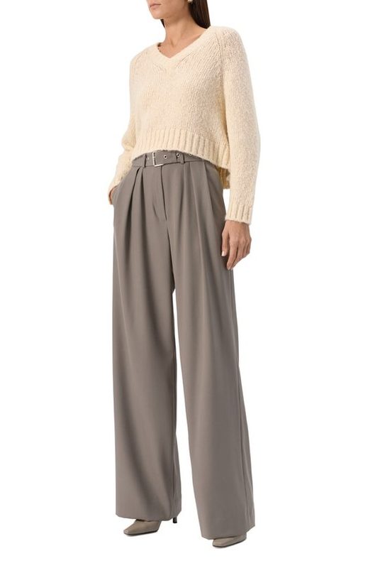 Свитер из хлопка и шерсти Weekend Max Mara 2