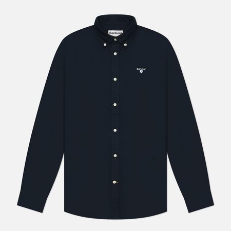 Мужская рубашка Barbour Oxford Tailored, цвет синий