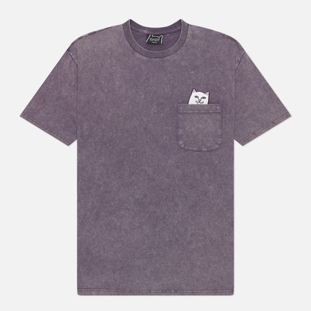 Мужская футболка RIPNDIP Lord Nermal Pocket, цвет фиолетовый