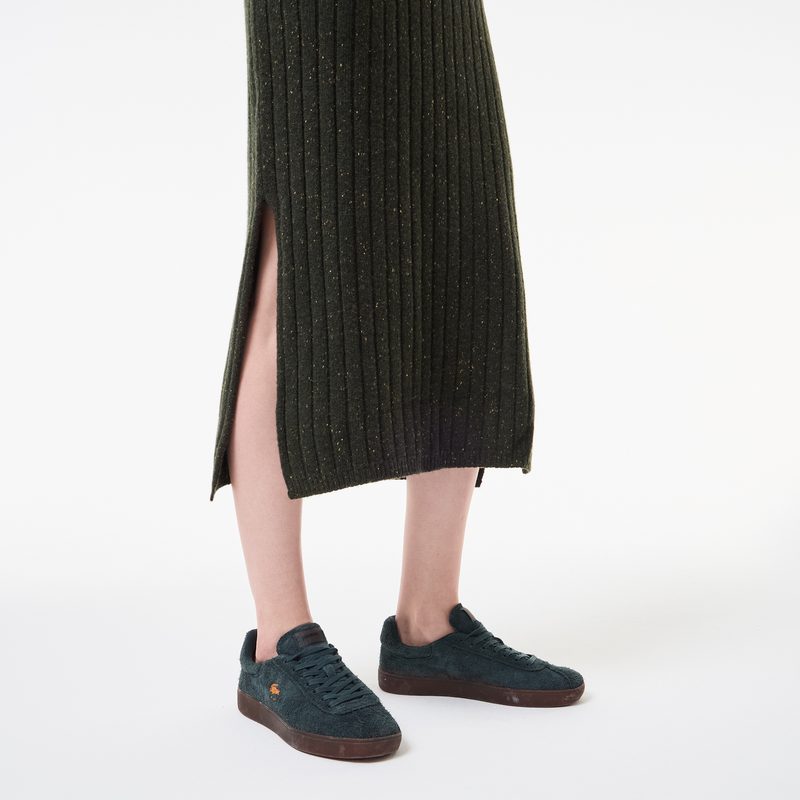 Женское обтягивающее шерстяное платье Lacoste 5
