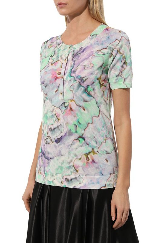 Топ из вискозы и хлопка Escada Sport 3