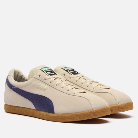 Мужские кроссовки Puma Brasil Leather, цвет бежевый