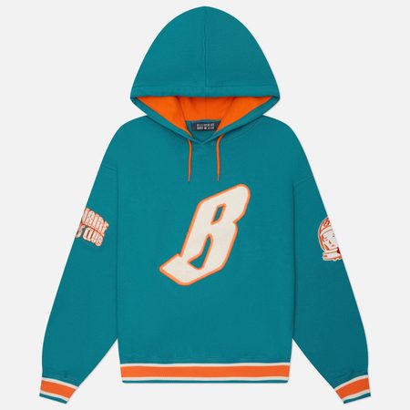 Мужская толстовка Billionaire Boys Club Flying B Chenille Oversized Popover Hoodie, цвет голубой