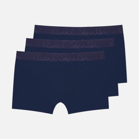 Комплект мужских трусов Paul Smith Modal Boxer Briefs 3-Pack, цвет синий
