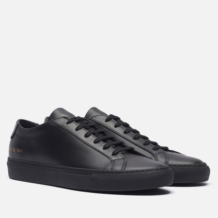 Мужские кеды Common Projects Original Achilles Low, цвет чёрный