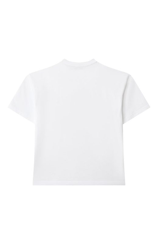Хлопковая футболка MSGM kids 2