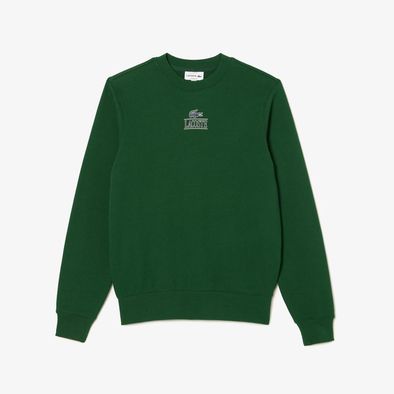 Хлопковый свитшот Lacoste унисекс 5