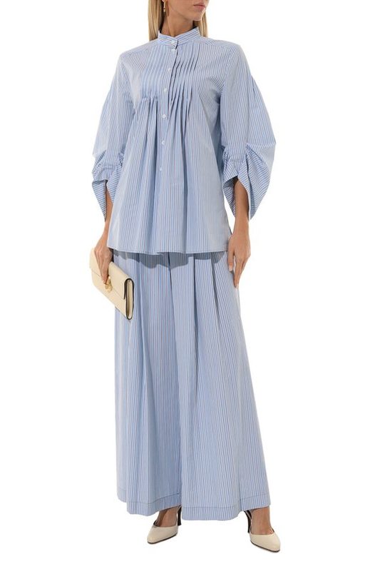 Хлопковая рубашка Alberta Ferretti 2