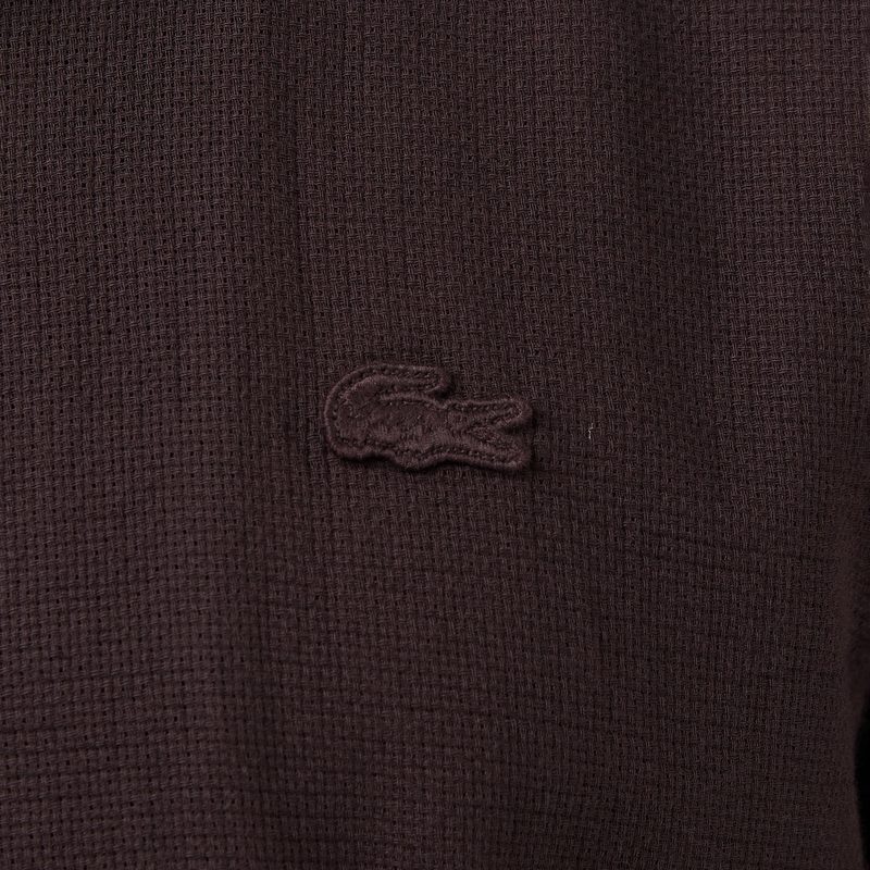 Мужская хлопковая рубашка Lacoste свободного кроя 4
